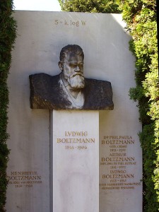 La tombe de Boltzmann (Wikipédia)