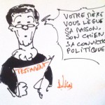 Illustration par Nico réalisée en live pendant l’émission!