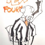 Illustration de Nico pendant la diffusion en Live: TEDx spécial fourmis!
