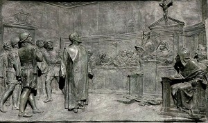 Congrès d’astronomie à Rome au 16ème siècle (ou Le Procès de Giordano Bruno, par Ettore Ferrari)