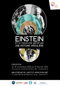 Einstein et la relativite generale - Affiche