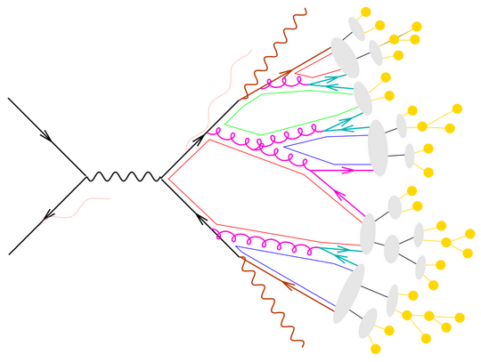 Exemple de diagramme de Feynman, Dieter Zeppenfeld