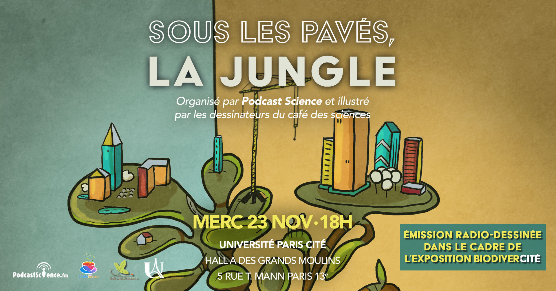 Podcast Science 481 – Sous les pavés, la Jungle !